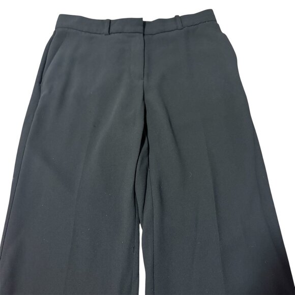 Mango Black Wide Leg Dress Trouser Pants Size 6 Careerwear Office Workwear - Picture 2 of 7